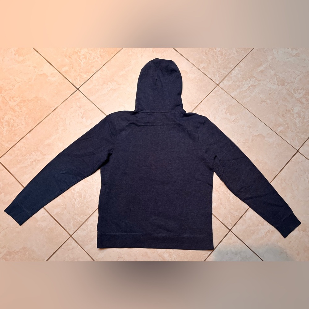 Marmot Men's Navy and Tan Hoodie - Picture 2 of 3